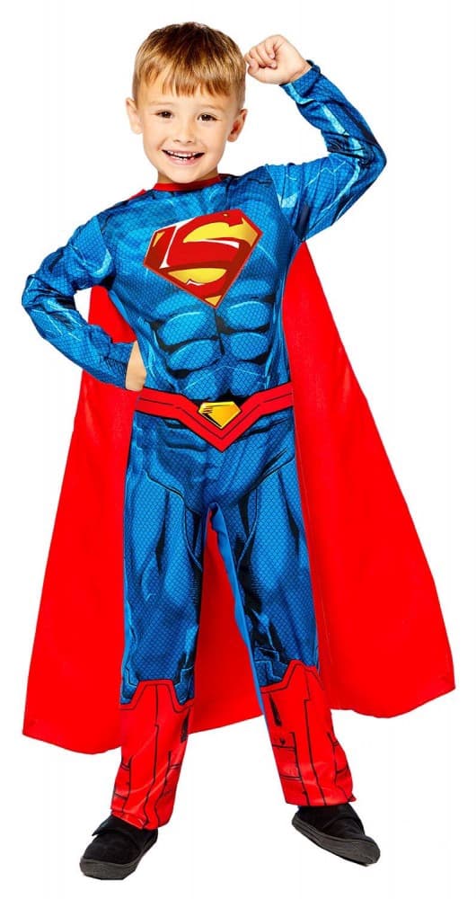 Superman dräkt 8-10 år