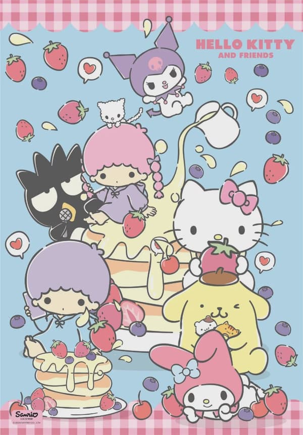 Hello Kitty & Vänner Pussel 1000 Bitar – Clementoni