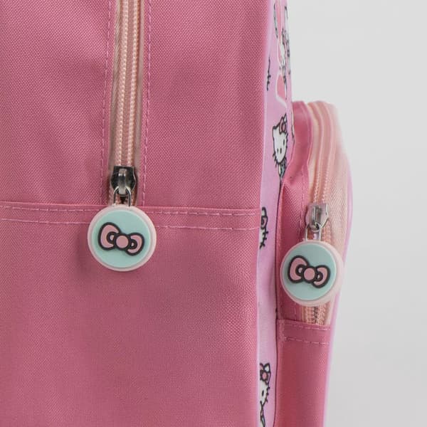 Hello Kitty Backpack Kids 30 cm – Pink School Bag with 2 Compartments, Adjustable Shoulder Straps, Cute & Practical