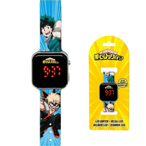 My Hero Academia digital LED-klocka