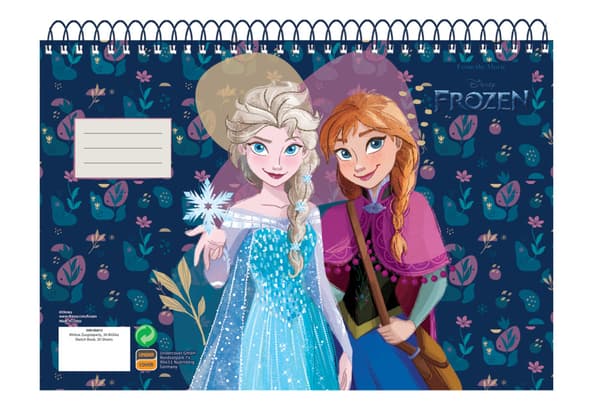 Disney Frost Explore A/4 spiralblock, 30 blad