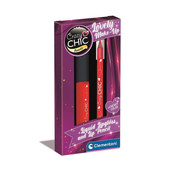 Crazy Chic Cherry läppglans och läpppenna Clementoni