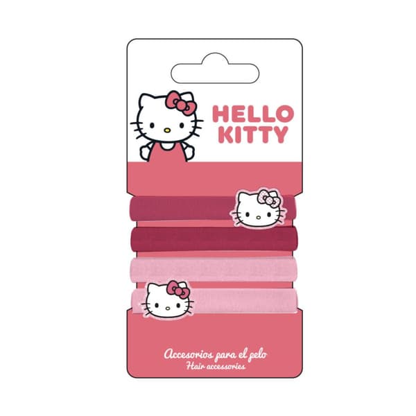 Hello Kitty set med 4 hårsnoddar