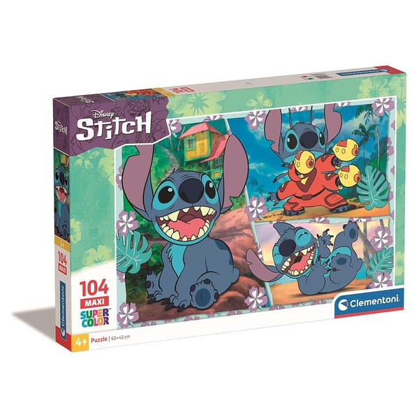 Disney Lilo och Stitch Plasma Blaster 104-bitars maxi-pussel Clementoni