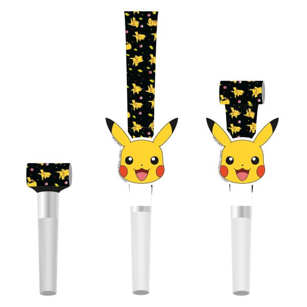 Pokémon Thunder partyhorn 8-pack 30 cm
