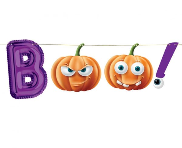 Halloween Boo pappersskylt 150 cm