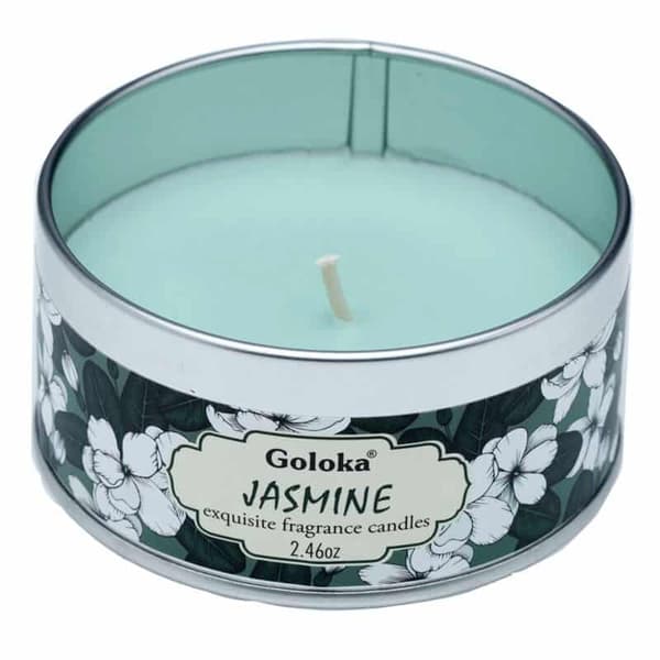 Jasmin Doftljus i Metallburk