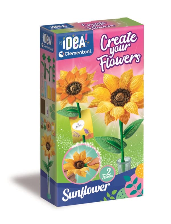 Flower Solrosor 2-delars Skaparkit Clementoni