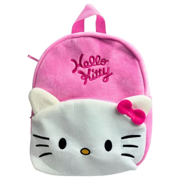 Hello Kitty Rosa Ros 3D Mjuk Ryggsäck, 30 cm
