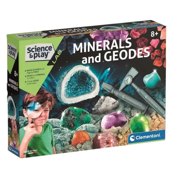 Colour Minerals och Geoder Vetenskapsset - Clementoni