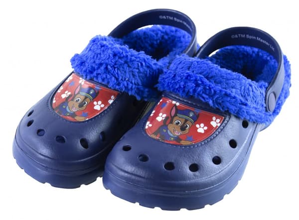 Paw Patrol barns vintertofflor i träskostil