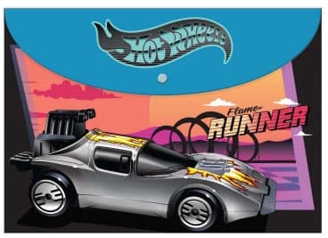 Hot Wheels Flame Runner A4 Dokumentmapp