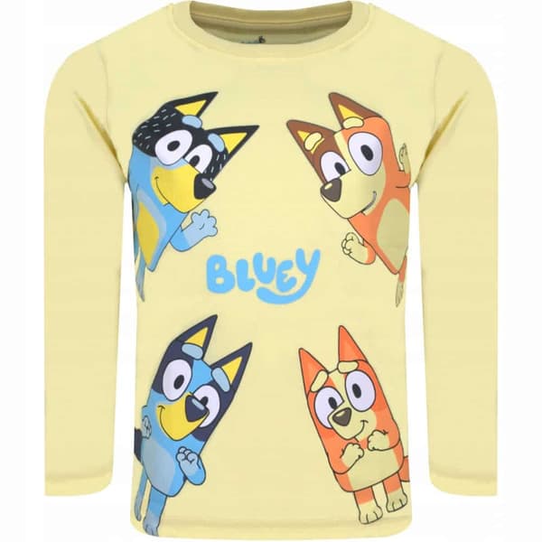 Bluey Let's Do Yellow barntröja med lång ärm,