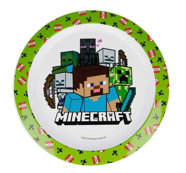 Minecraft tallrikar, 4-pack, 23 cm