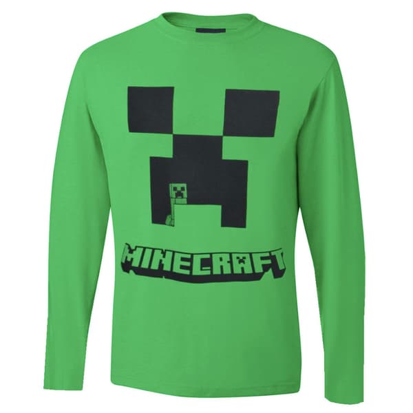 Minecraft långärmad t-shirt för barn,