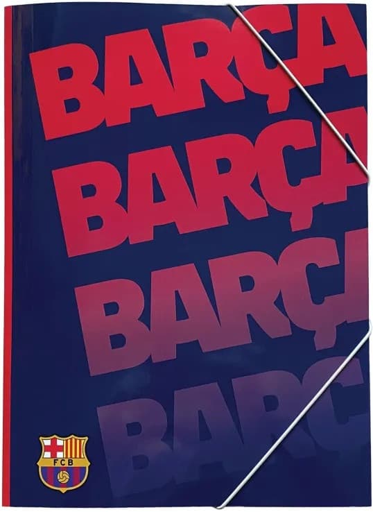 FC Barcelona Barca A4 mapp med resår