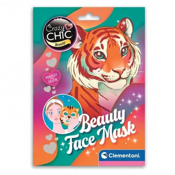 Crazy Chic Tiger Clementoni Ansiktsmask