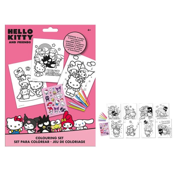 Hello Kitty Friends målarset