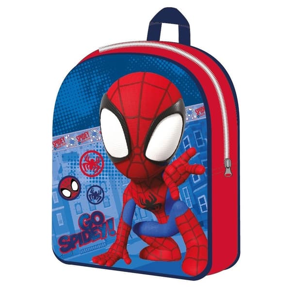 Spiderman Backpack Kids 30 cm Preschool - School Bag Polyester Blue