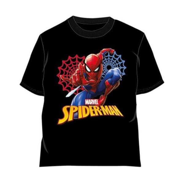 Spindelmannen Dynamic Hero svart kortärmad t-shirt barn
