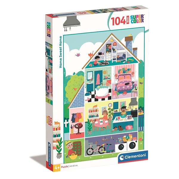 Dockhuset Sweet 104 bitars maxi-pussel Clementoni