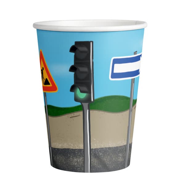 Construction pappersmuggar 8-pack 250 ml