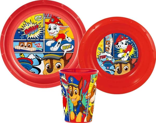Paw Patrol middagsset, 3 delar