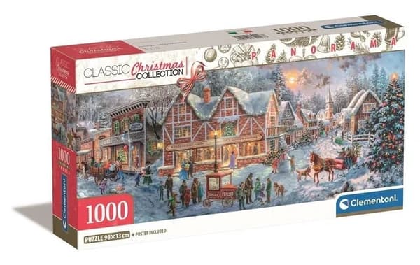 Christmas Getting Ready 1000-bitars panorama pussel Clementoni
