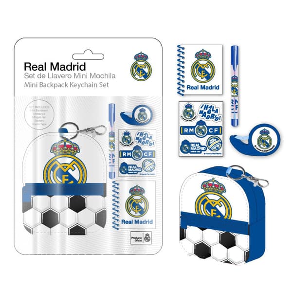 Real Madrid CF mini väska nyckelring set