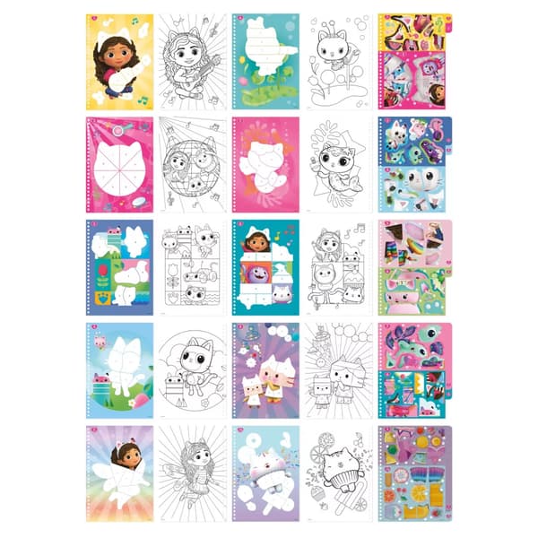 Gabbys Dockskåp Stickerpyssel