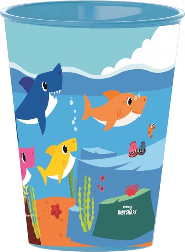 Baby Shark plastmugg, 260 ml