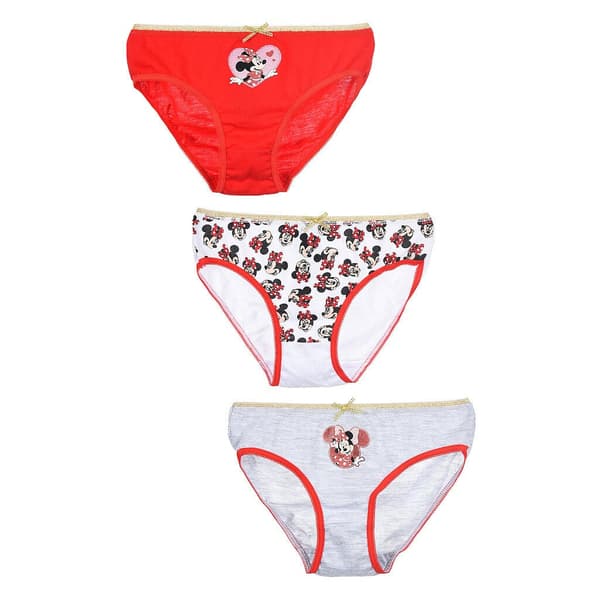 Disney Minnie Faces barnunderkläder, trosor 3-pack