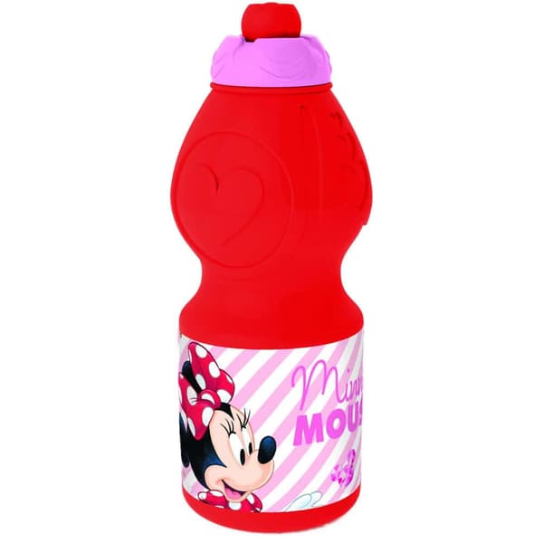 Disney Mimmi Pigg Vattenflaska 400 ml Röd