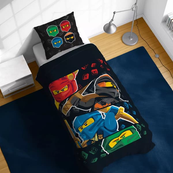 LEGO Ninjago bäddset 100 × 135 cm – 100 % bomull