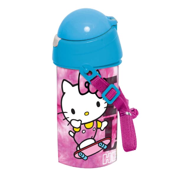 Hello Kitty sportflaska med sugrör, 500 ml