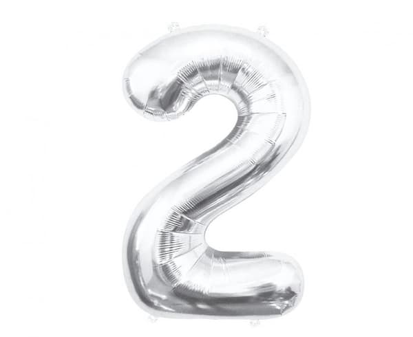 Silverballong Siffra 2, 85 cm