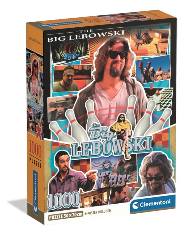 A nagy Lebowski The Dude 1000-bitars Compact Clementoni pussel