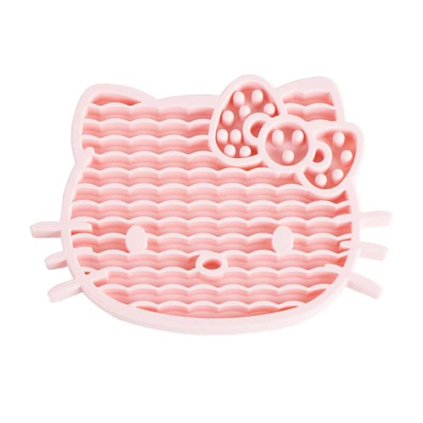Hello Kitty rosa silikonmatta för matning 18 cm