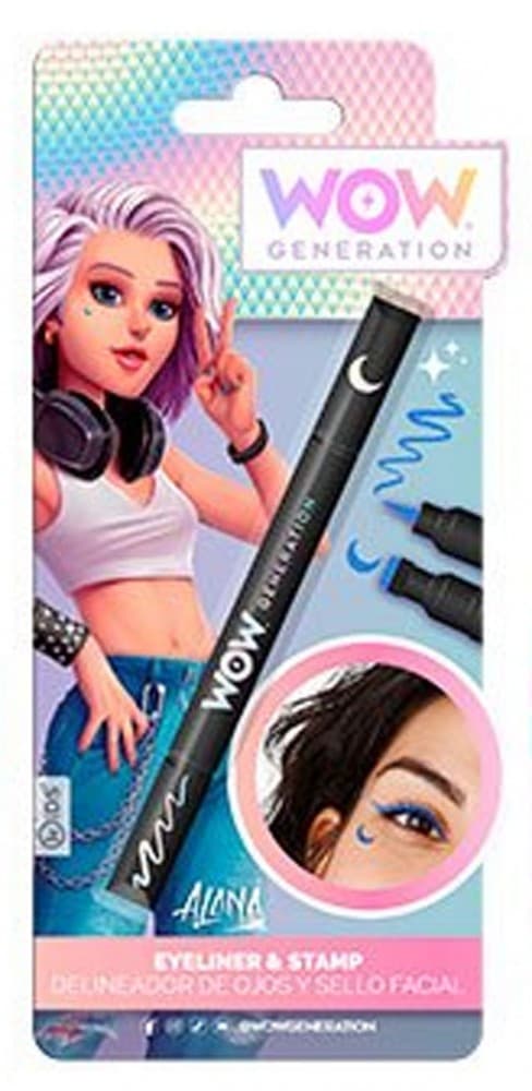 WOW Generation blå eyeliner och stämpelset