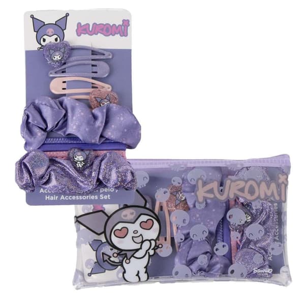 Hello Kitty hårklämma och hårsnoddar set