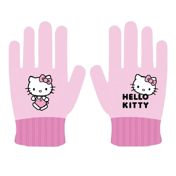 Hello Kitty Walk barnvantar i akryl, one size