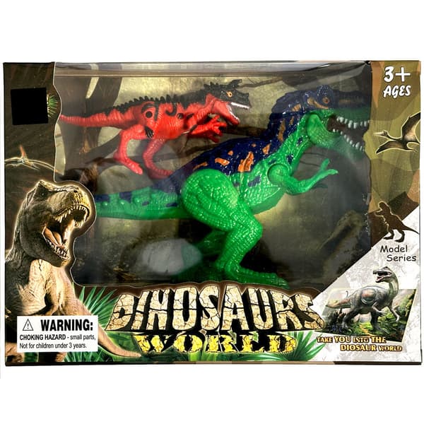 Dinosauriefigur 2-delars set i ask