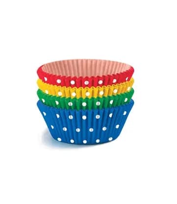 Colour Dots mini muffinsformar 40-pack