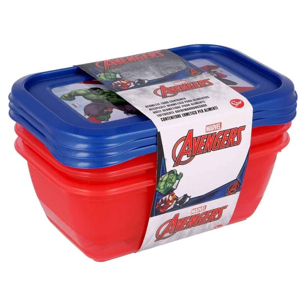 3-pack matlådor Avengers