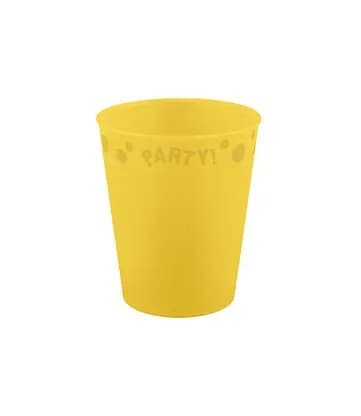 Party gul micro premium mugg 250 ml