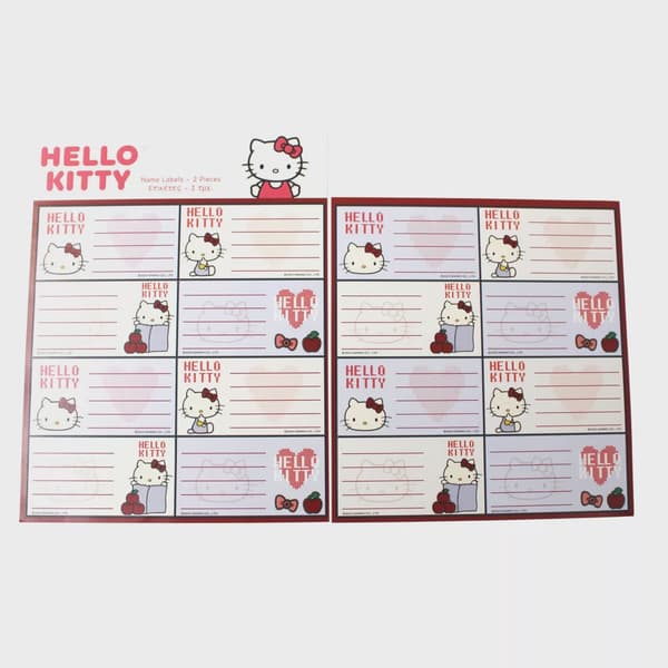Hello Kitty labels for notebook 16 pcs