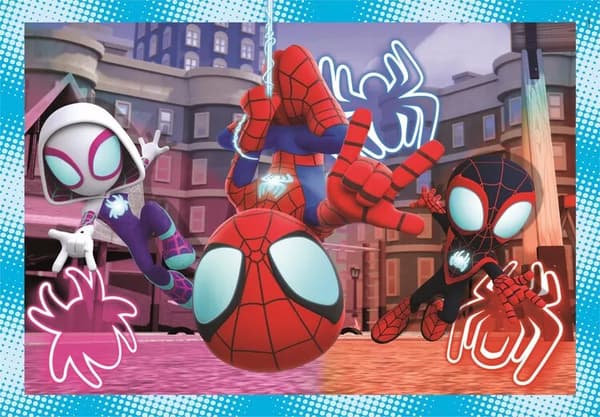 Spindelmannen Spidey 4-i-1 pussel Clementoni