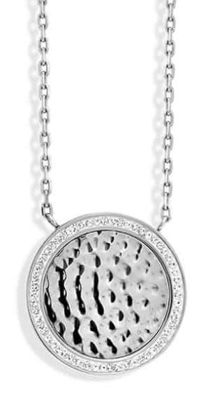 Victoria White sten silverfärgat halsband
