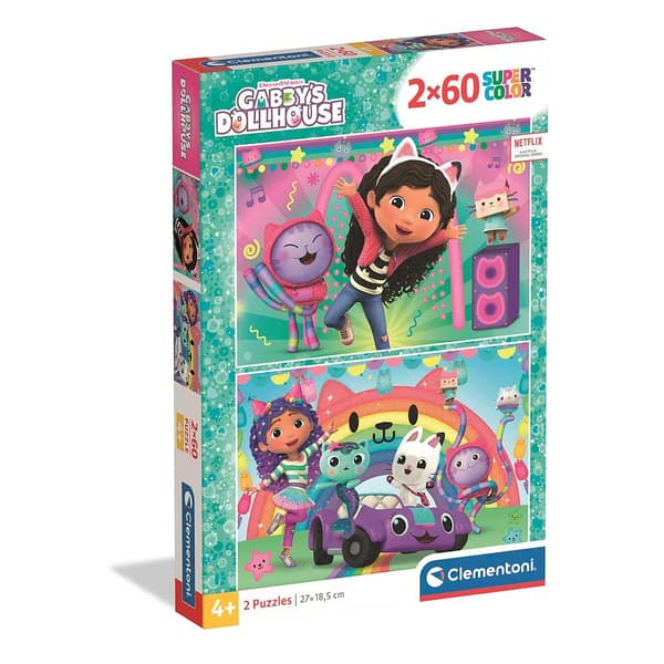 Gabbys Dockskåp 2x60 bitars pussel Clementoni