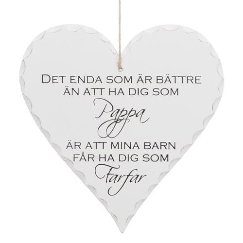 Skylt Pappa...Farfar